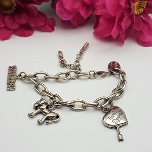 TM 2005 Fox And Paramount Signed Charm Bracelet 7" Silver Tone Napoleon Dynamite